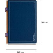 Foto de Libreta Miquelrius Mr8314 Blue A5 Double 