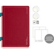 Foto de Libreta Miquelrius Mr8316 Red A5 Double 