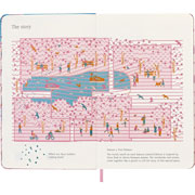 Foto de Libreta Moleskine 13X21 Sakura Bicycle Rosa Hr Pd 