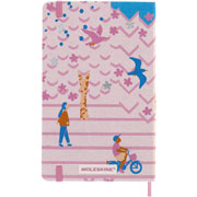 Foto de Libreta Moleskine 13X21 Sakura Bicycle Rosa Hr Pd 