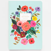 Foto de Libreta Rifle Paper 21X15Cm Garden Party Set Con 3 