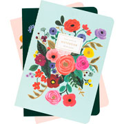 Foto de Libreta Rifle Paper 21X15Cm Garden Party Set Con 3 