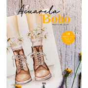 Foto de Libro De Arte Acuarela Boho GG 