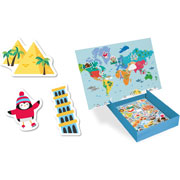 Foto de Libro Magnetico Apli Kids Tematica Mapamundi 
