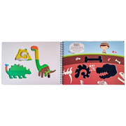 Foto de Libro para Iluminar VR Mi Libro Stencil Dinos 