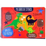 Foto de Libro para Iluminar VR Mi Libro Stencil Dinos 