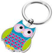 Foto de Llavero Troika Kr14-13/Bl Owl Azul Verde 