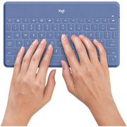 Foto de Logitech teclado inalámbrico Keys-To-Go bluetooth azul 