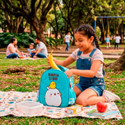 Foto de Lonchera Escolar American 3D Molang and Piu Piu Verde 