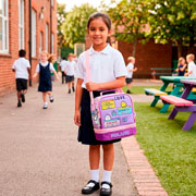 Foto de Lonchera Escolar American Molang and Piu Piu Morado 