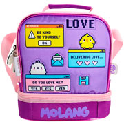 Foto de Lonchera Escolar American Molang and Piu Piu Morado 