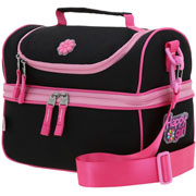 Foto de Lonchera Escolar Chenson Happy Girl Negro Fucsia 