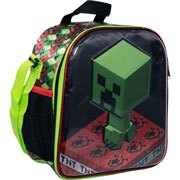 Foto de Lonchera Escolar Ruz Minecraft 3D Negro 