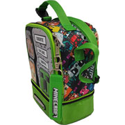 Foto de Lonchera Escolar Ruz Minecraft Amigos Verde 
