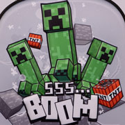 Foto de Lonchera Escolar Ruz Minecraft Boom Verde 