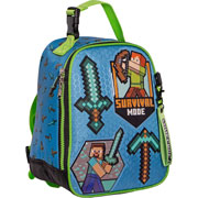 Foto de Lonchera Escolar Ruz Minecraft Espadin Azul 