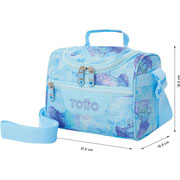 Foto de Lonchera Escolar Totto Ac61 Pizarra Azul/Morado 