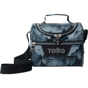 Foto de Lonchera Escolar Totto Ac61 Pizarra Negro/Gris 