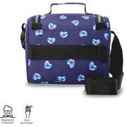 Foto de Lonchera Escolar Totto Nacary Glitter Azul 
