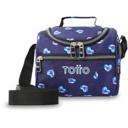 Foto de Lonchera Escolar Totto Nacary Glitter Azul 