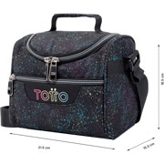 Foto de Lonchera Escolar Totto Pizarra 5C6 Multicolor 