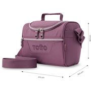 Foto de Lonchera Juvenil Totto Ecole Solid Rosado 
