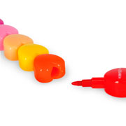 Foto de Marcador Dream Colour Heart Con 12 Legami Stc0001 