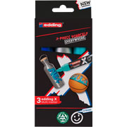 Foto de Marcador Para Arte Edding Multimarker-X Cincel Con 5 Piezas Ocean 