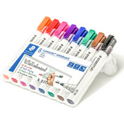 Foto de Marcador Para Pizarrón Staedtler Red Con 8 Surtidos 351Wp8 