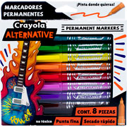Foto de Marcador Permanente Alternative Fino 8PZ Crayola 