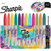 Foto de Marcador Permanente Sharpie Tie Dye Fino Blíster Con 12 Piezas Surtido 