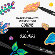 Foto de Marcador Sharpie Acrylic Punta Bala Surtido Con 12 Piezas 