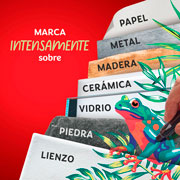 Foto de Marcador Sharpie Acrylic Punta Bala Surtido Con 5 Piezas 
