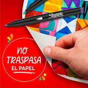 Foto de Marcador Sharpie Acrylic Punta Bala Surtido Con 5 Piezas 