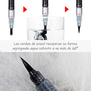 Foto de Marcador Tinta Permanente Color Brush Color Gris 