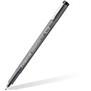 Foto de Marcadores Caligrafia Staedtler Pigment Set Trazo Negro 6 Piezas 