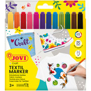 Foto de Marcadores para Textil Jovi con 12 colores 
