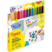 Foto de Marcadores para Textil Jovi con 12 colores 