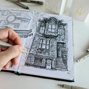 Foto de Marcadores Sakura Pigma Micron Negro con 6 Piezas 