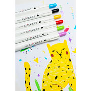 Foto de Marcadores Zebra Clickart Vivid Paquete Con 12 Piezas 