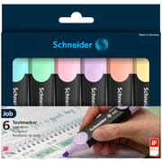 Foto de Marcatextos Schneider Job pastel 6 piezas surtido 