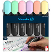 Foto de Marcatextos Schneider Job pastel 6 piezas surtido 