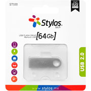 Foto de Memoria Usb 2.0 Stylos Metalica De 64 Gb 