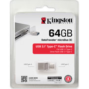 Foto de MEMORIA USB KINGSTON DTDUO3C TIPO C 64 GB 