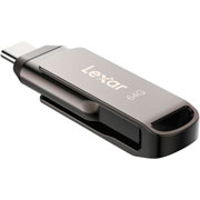Foto de Memoris USB Lexar Jump dual usb-a usb-c 3.1 64GB negro 