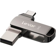 Foto de Memoris USB Lexar Jump dual usb-a usb-c 3.1 64GB negro 