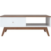 Foto de Mesa De Centro Alterego Heda Erikson blanco/nogal 