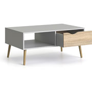 Foto de MESA DE CENTRO ALTEREGO OSLO NORDIK 7538449AK BLANCO/ROBLE 