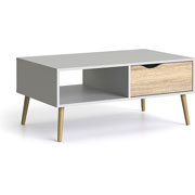 Foto de MESA DE CENTRO ALTEREGO OSLO NORDIK 7538449AK BLANCO/ROBLE 