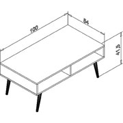 Foto de Mesa De Centro Bertolini RT 3064 Blanco 